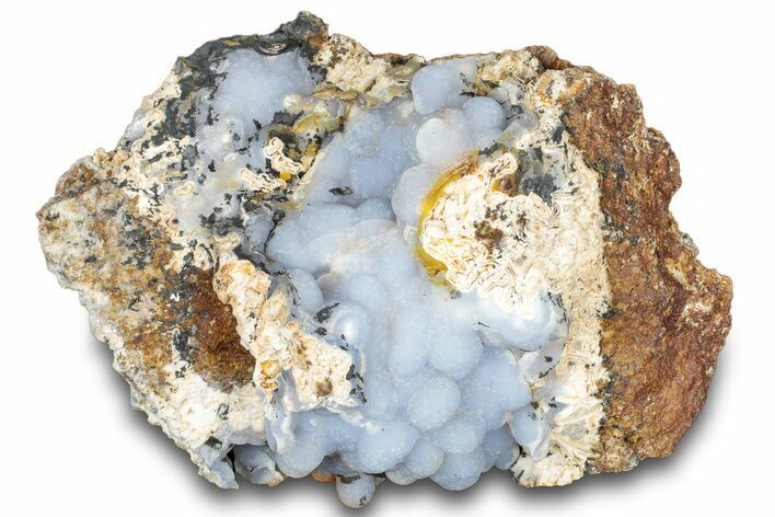 Blue Chalcedony Pseudomorph After Anhydrite - Peru #318804